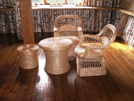 Интерьер и плетёная мебель